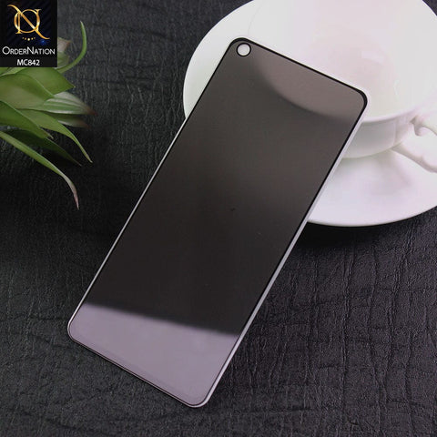 Oppo Find X3 Lite Screen Protector - Black - Privacy Tempared Screen Protector