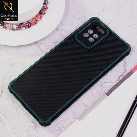 Infinix Note 10 Pro Cover - Green - 3D Soft Linning Camera Protection Case