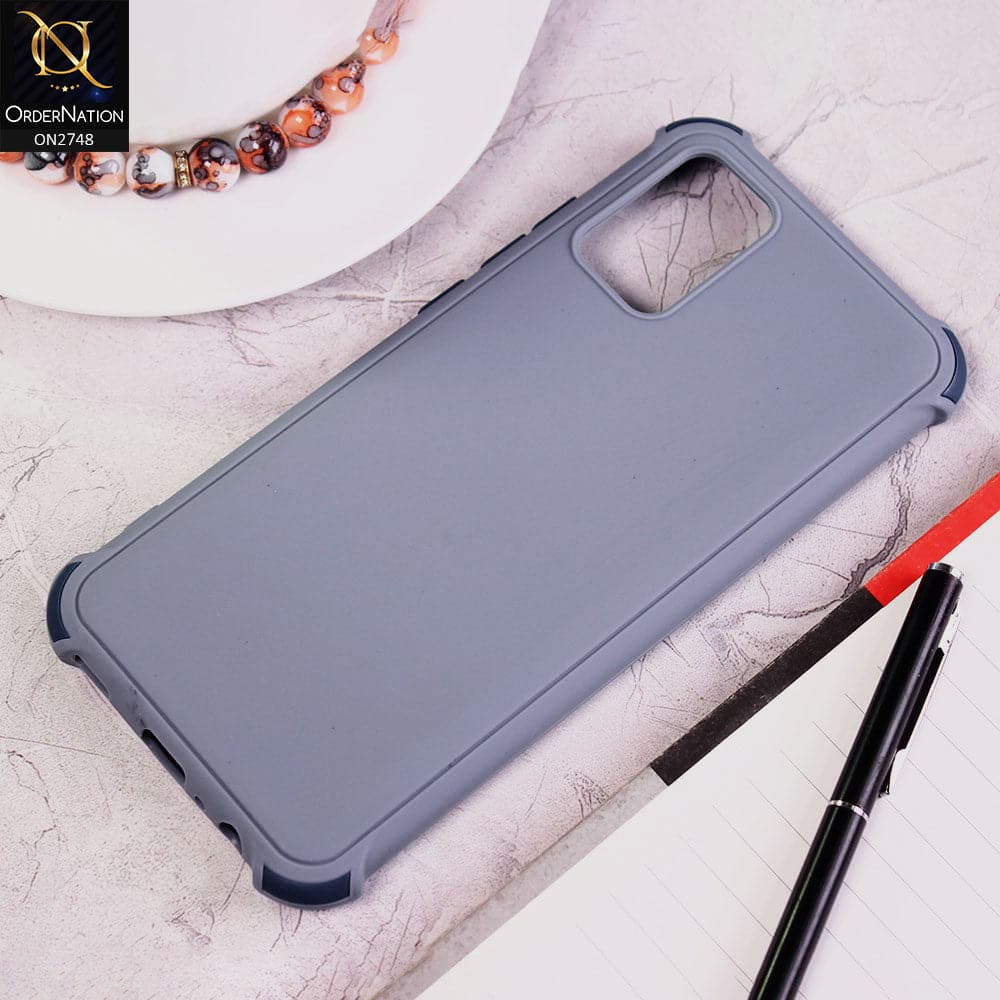 Samsung Galaxy M02s Cover - Dark Gray - Soft New Stylish Matte Look Case