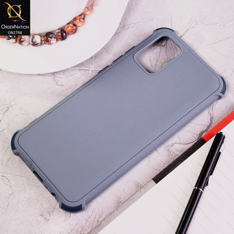 Samsung Galaxy M02s Cover - Dark Gray - Soft New Stylish Matte Look Case