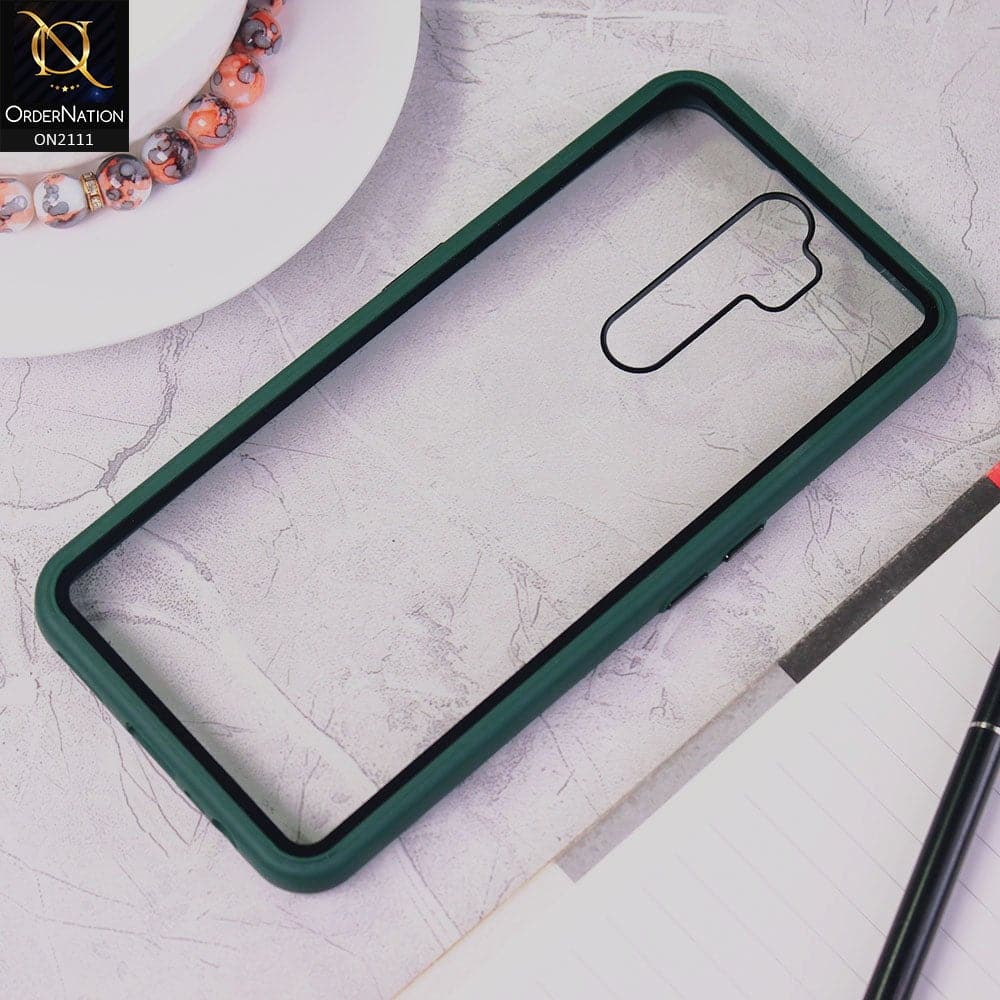 Oppo A9 2020 - Green - Shockproof Soft Edge Silicone Back Shell Case