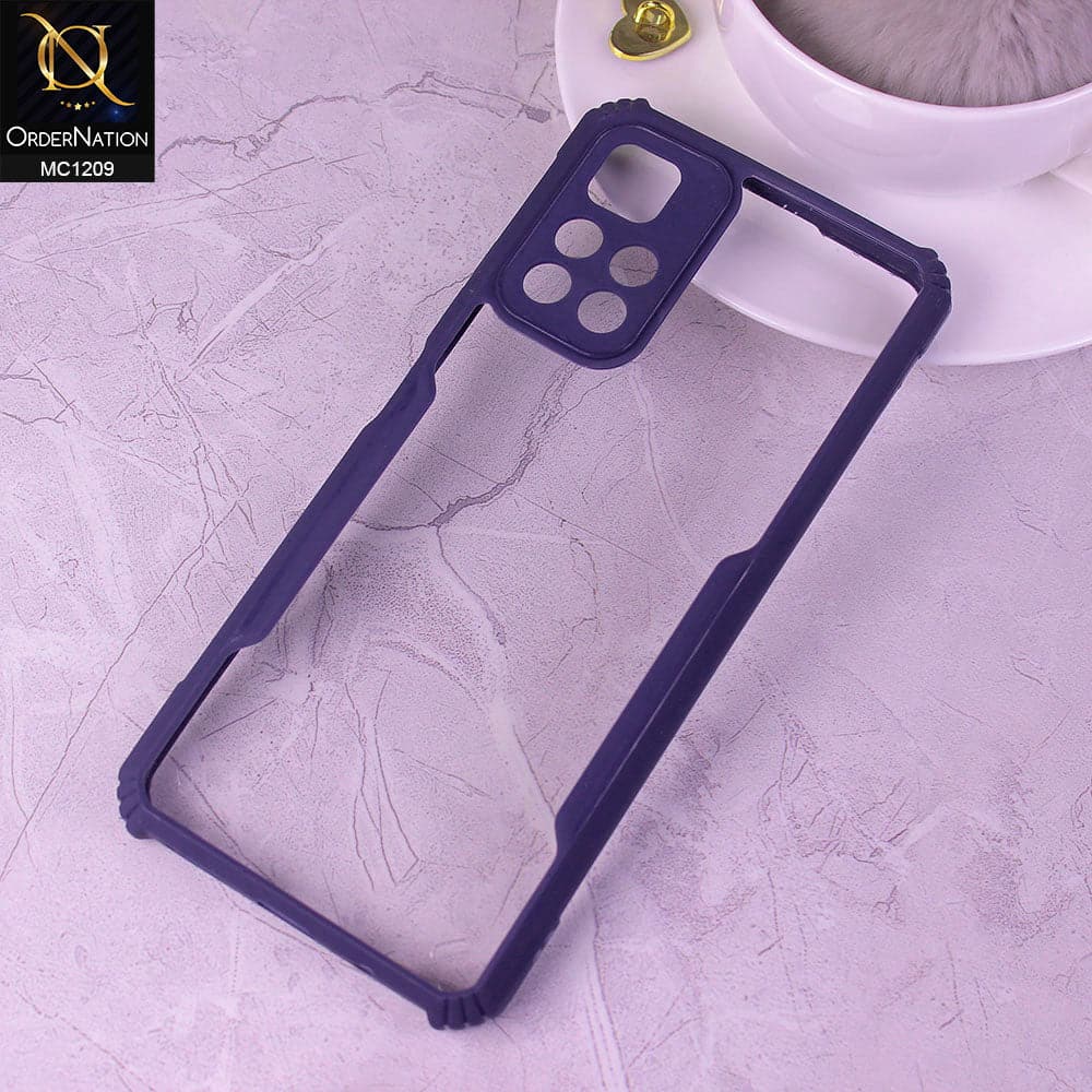 Xiaomi Redmi Note 11 Cover - Blue - Hybrid Tpu Pc Case