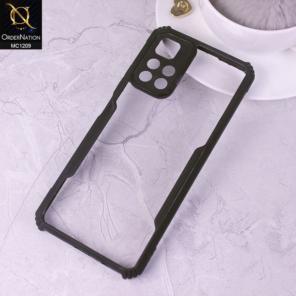 Xiaomi Redmi Note 11 Cover - Black - Hybrid Tpu Pc Case