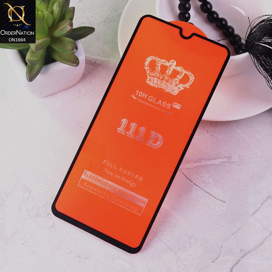 Xiaomi Redmi Note 9 Pro Protector - Black - Xtreme Quality 111D Tempered Glass With 9H Hardness