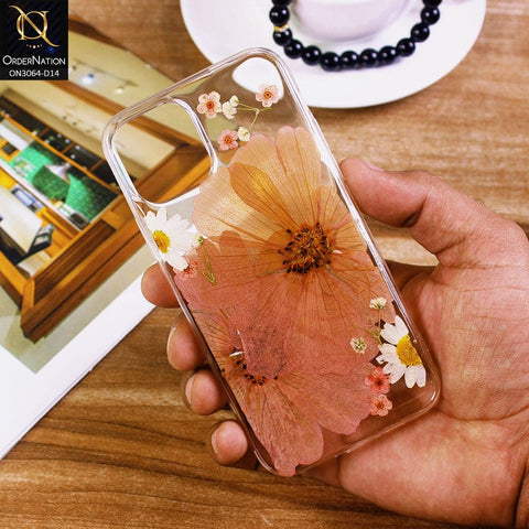 iPhone 11 Pro Cover - Design 14 - Dry Flower Soft Silicone Transparent Case