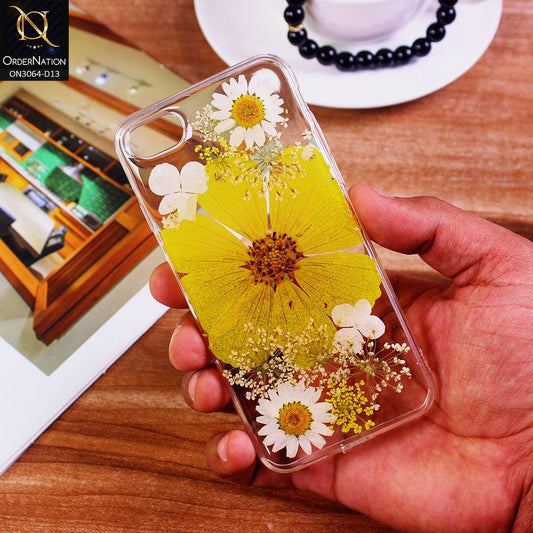 iPhone 8 / 7 Cover - Design 13 - Dry Flower Soft Silicone Transparent Case