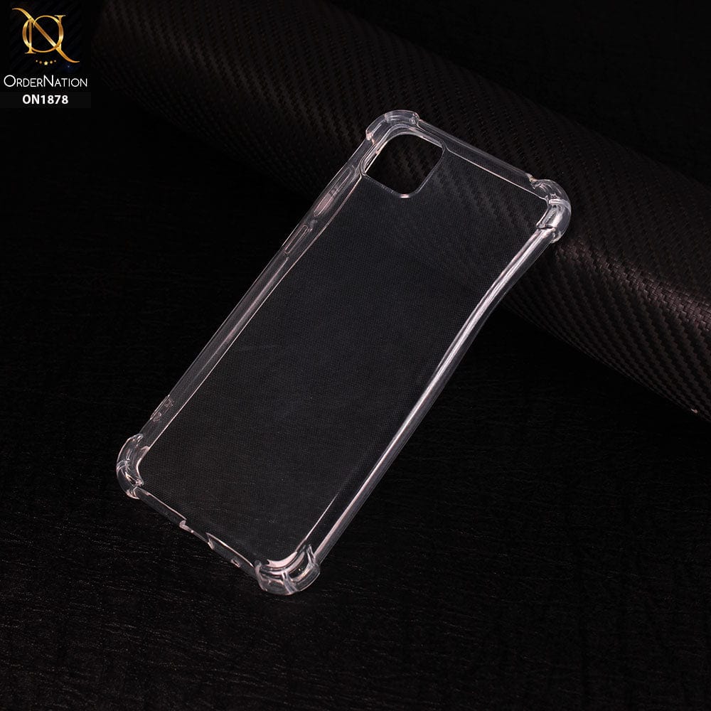 Honor 9S Cover - Soft 4D Design Shockproof Silicone Transparent Clear Case