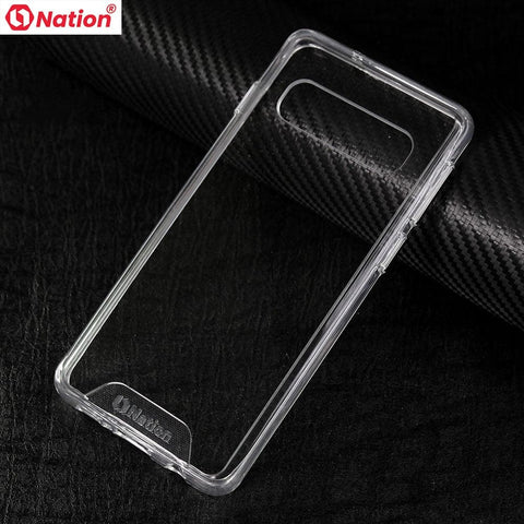 Samsung Galaxy S10 5G Cover - ONation Essential Series - Premium Quality No Yellowing Drop Tested Tpu+Pc Clear Soft Edges