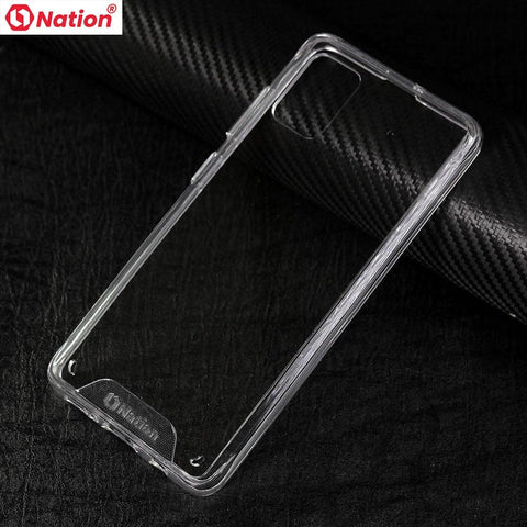 Samsung Galaxy A31 Cover - ONation Essential Series - Premium Quality No Yellowing Drop Tested Tpu+Pc Clear Soft Edges