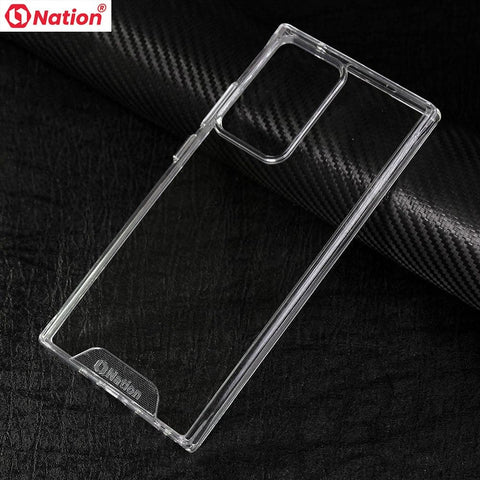 Samsung Galaxy Note 20 Ultra Cover - ONation Essential Series - Premium Quality No Yellowing Drop Tested Tpu+Pc Clear Soft Edges