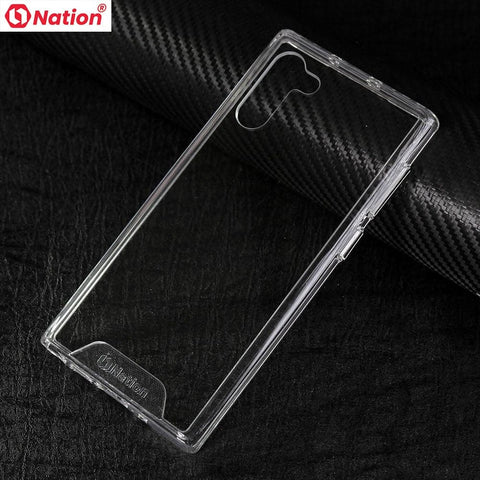 Samsung Galaxy Note 10 Cover - ONation Essential Series - Premium Quality No Yellowing Drop Tested Tpu+Pc Clear Soft Edges
