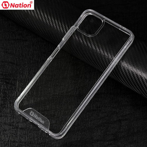 Samsung Galaxy A22 5G Cover - ONation Essential Series - Premium Quality No Yellowing Drop Tested Tpu+Pc Clear Soft Edges