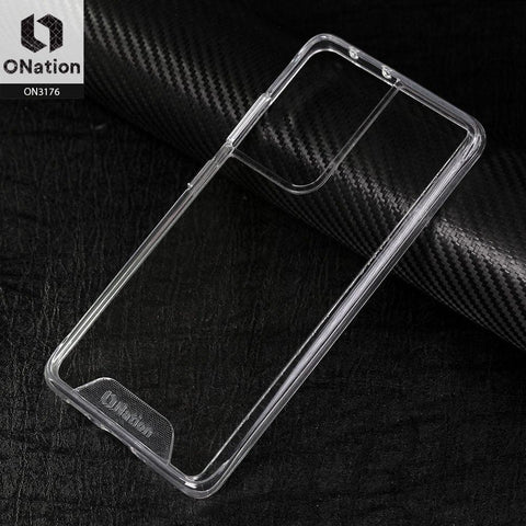 Samsung Galaxy S21 Ultra 5G Cover - ONation Essential Series - Premium Quality No Yellowing Drop Tested Tpu+Pc Clear Soft Edges