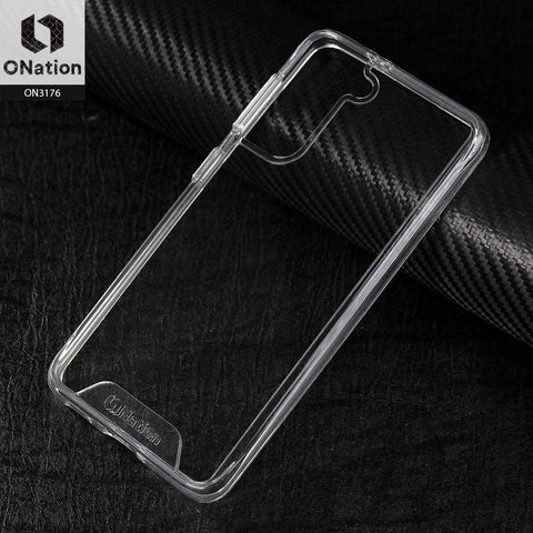 Samsung Galaxy S21 Plus 5G Cover - ONation Essential Series - Premium Quality No Yellowing Drop Tested Tpu+Pc Clear Soft Edges