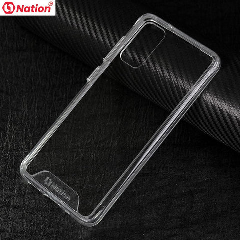 Samsung Galaxy S20 Cover - ONation Essential Series - Premium Quality No Yellowing Drop Tested Tpu+Pc Clear Soft Edges
