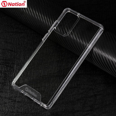 Samsung Galaxy Note 20 Cover - ONation Essential Series - Premium Quality No Yellowing Drop Tested Tpu+Pc Clear Soft Edges