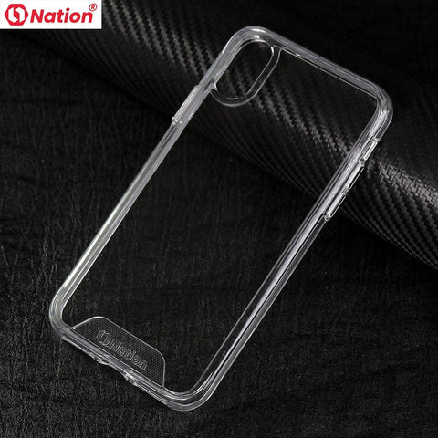 iPhone XS Max Cover - ONation Essential Series - Premium Quality No Yellowing Drop Tested Tpu+Pc Clear Soft Edges