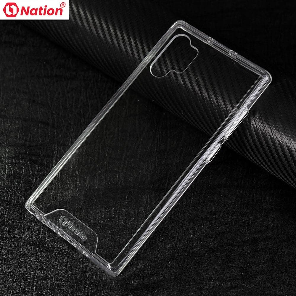 Samsung Galaxy Note 10 Plus Cover - ONation Essential Series - Premium Quality No Yellowing Drop Tested Tpu+Pc Clear Soft Edges