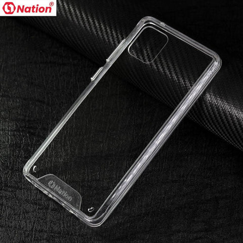 Samsung Galaxy Note 10 Lite Cover - ONation Essential Series - Premium Quality No Yellowing Drop Tested Tpu+Pc Clear Soft Edges