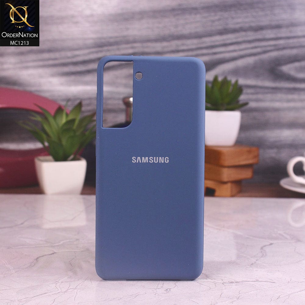 Samsung Galaxy S21 5G Cover - Yale Blue - Soft Shockproof Sillica Gel Case