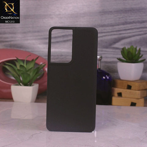 Samsung Galaxy S21 Ultra 5G - V2 - Black - Soft Shockproof Sillica Gel Case