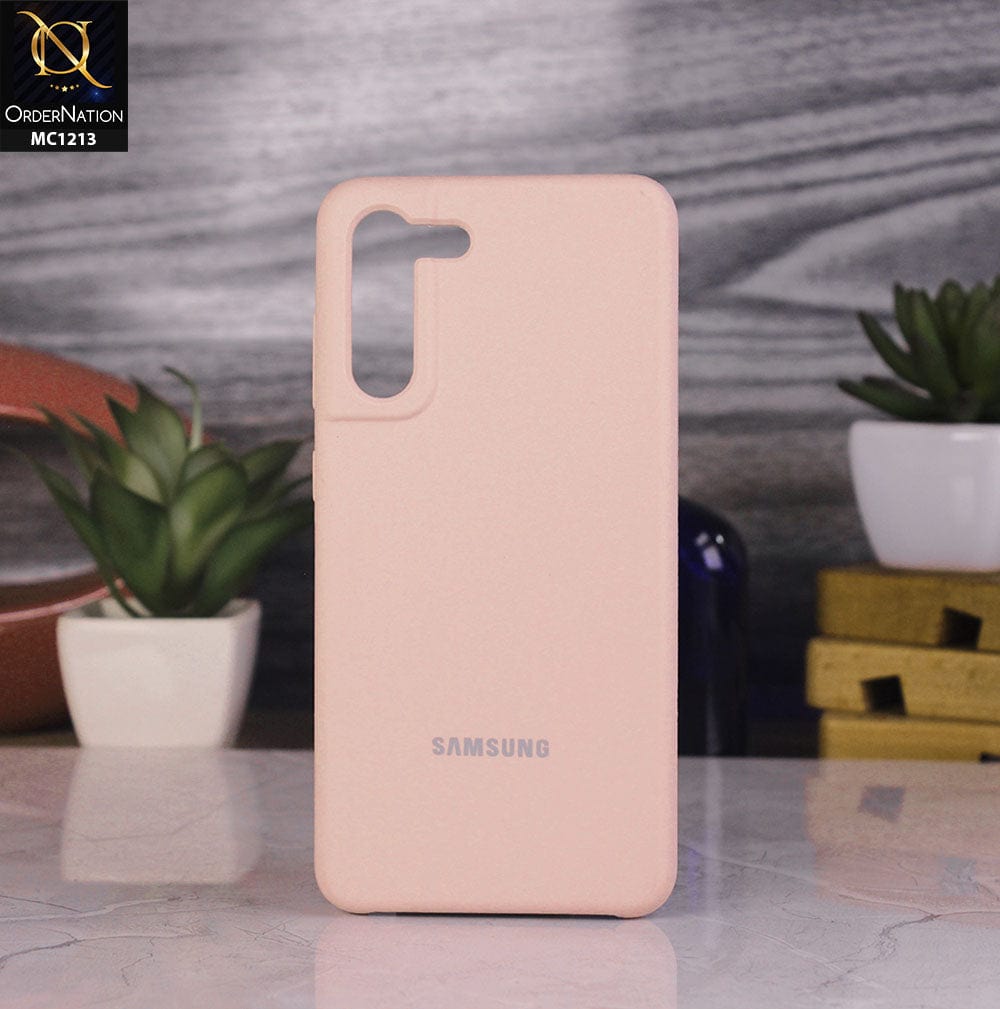 Samsung Galaxy S21 FE 5G Cover - Peach - Soft Shockproof Sillica Gel Case