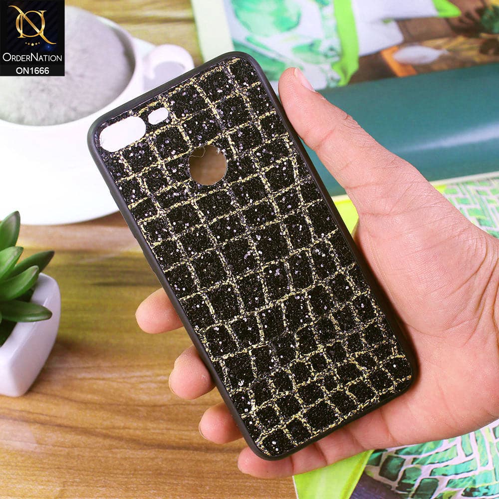 Huawei Honor 9 Lite Covers - Black - Sparkle Glitter Bling Bling Fashion Pattern Soft Case