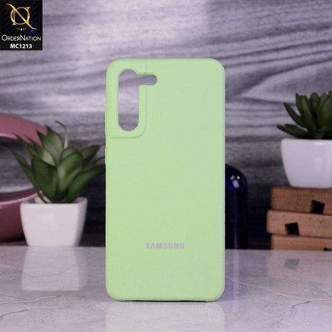 Samsung Galaxy S21 FE 5G Cover - Light Green - Soft Shockproof Sillica Gel Case