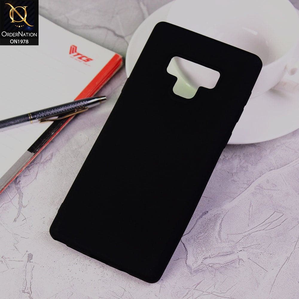 Samsung Galaxy Note 9 Cover - Black - Candy Color Soft Silicon Case