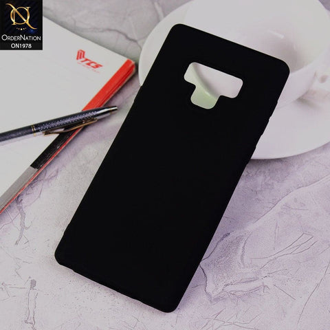 Samsung Galaxy Note 9 Cover - Black - Candy Color Soft Silicon Case