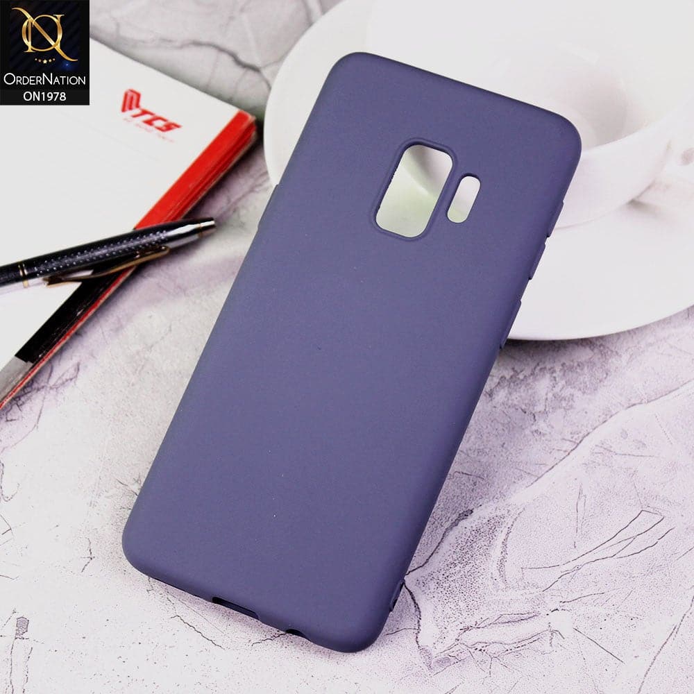 Samsung Galaxy S9 Cover - Gray - Candy Color Soft Silicon Case