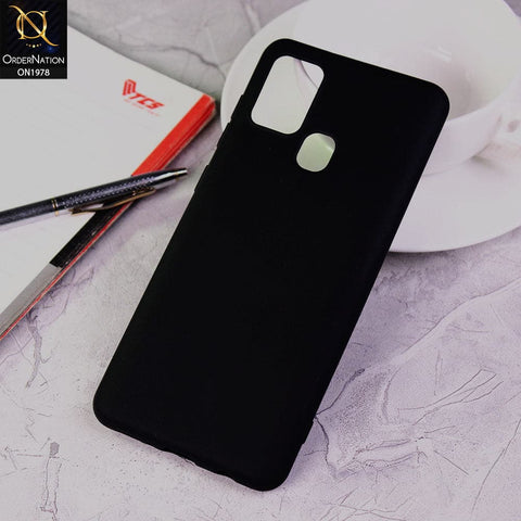 Samsung Galaxy A21s Cover - Black - Candy Color Soft Silicon Case