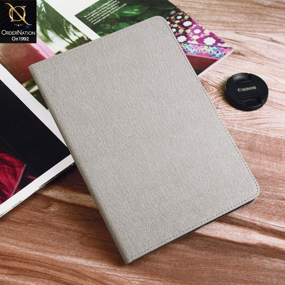 iPad Air 2020 / iPad Air 4 Cover - Gray - Luxury Shockproof Smart Wakeup Flip Book Case