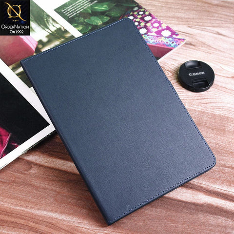 iPad Air 2020 / iPad Air 4 Cover - Blue - Luxury Shockproof Smart Wakeup Flip Book Case