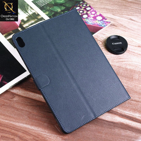 iPad Air 2020 / iPad Air 4 Cover - Blue - Luxury Shockproof Smart Wakeup Flip Book Case