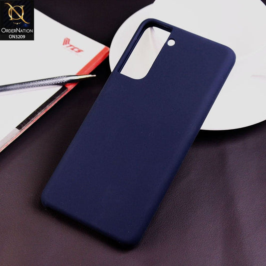 Samsung Galaxy S21 5G Cover - Midnight Blue - New Silica Gel Soft Silky Smooth Back Case