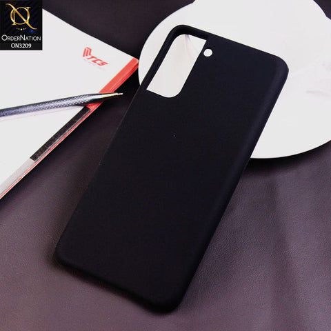 Samsung Galaxy S21 Plus 5G Cover - Black - New Silica Gel Soft Silky Smooth Back Case