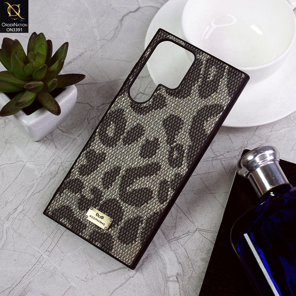 Samsung Galaxy S23 Ultra 5G Cover - Design 3 - Keephone Acid Series Premium Leather TPU Soft Protection Case