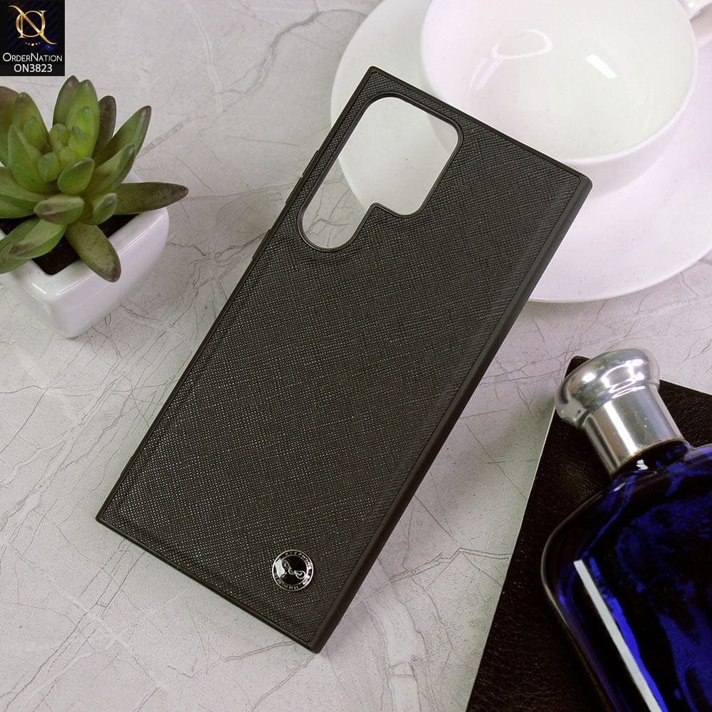 Samsung Galaxy S23 Ultra 5G Cover - Black - New Trendy KeePhone Earl Series Soft Silicon Case
