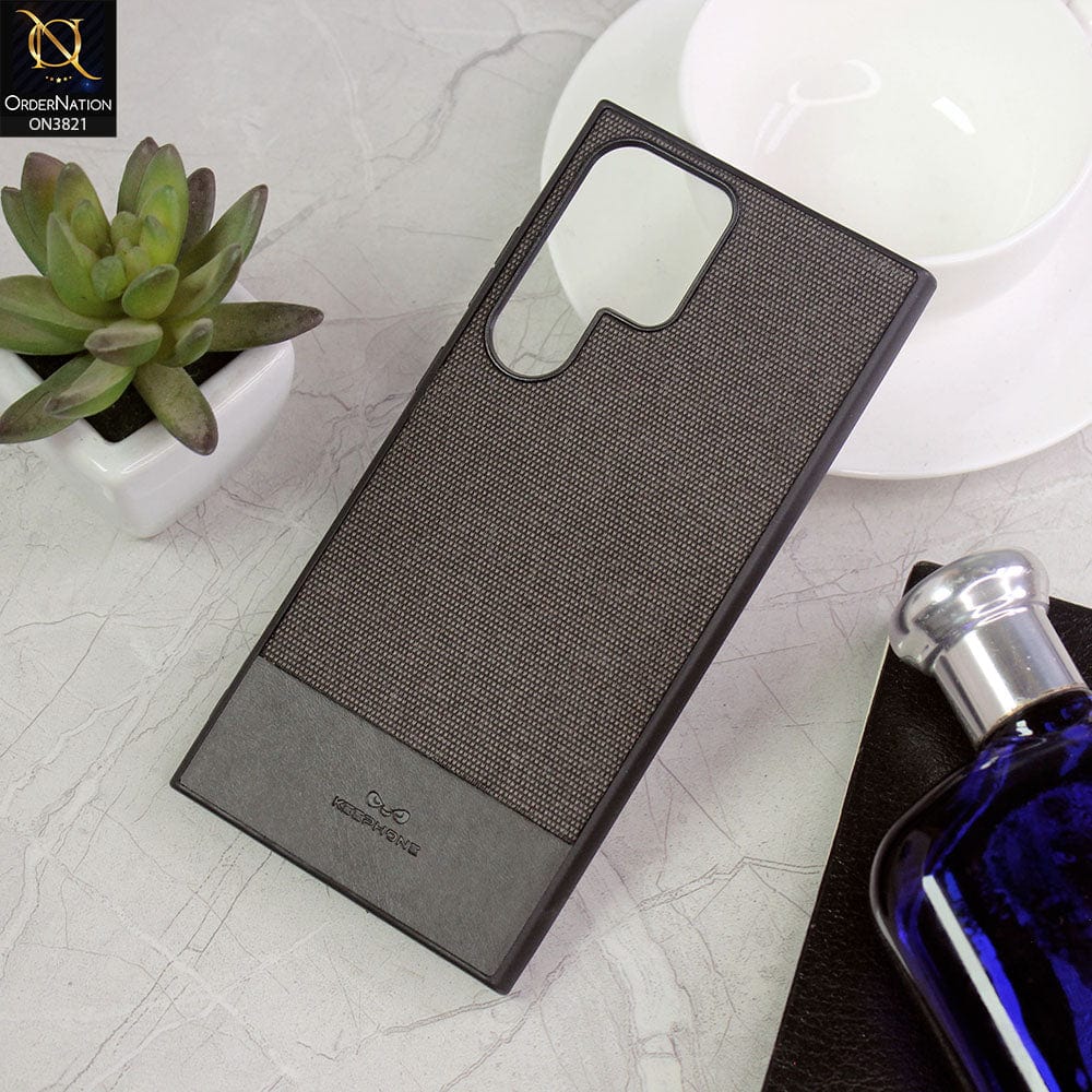 Samsung Galaxy S23 Ultra 5G Cover - Black - New Trendy KeePhone British Series Soft Silicon Case