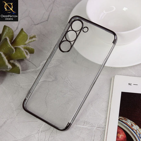 Samsung Galaxy S23 5G Cover - Black - All New Luxury KeePhone Slim Case With Electroplating Borders Clear Back Protective Case