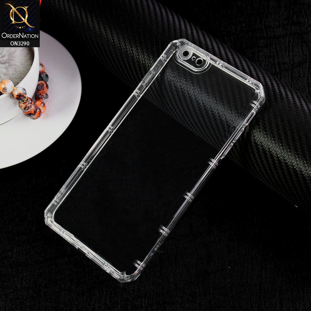 iPhone 6s Plus / 6 Plus Cover -  Four Sided Airbag With Camera Protection Clear Transparent Soft Case