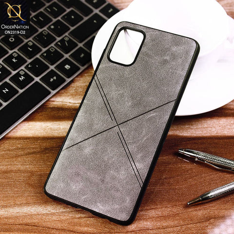 Samsung Galaxy A51 Cover - Design 2 - New Style Leather Texture Soft Case