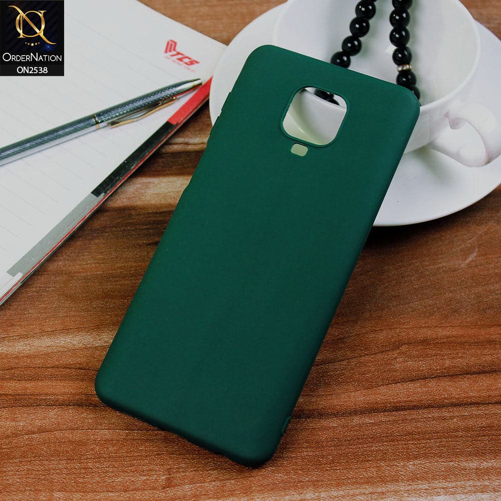 Xiaomi Redmi Note 9 Pro Cover - Green - New Silicone Ultra Thin Soft Tpu Jelly Case