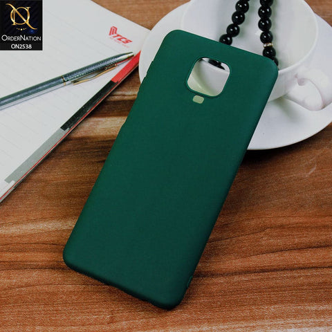 Xiaomi Redmi Note 9 Pro Cover - Green - New Silicone Ultra Thin Soft Tpu Jelly Case