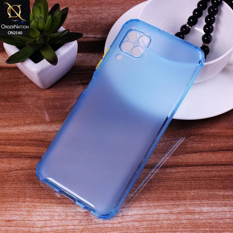 Huawei Nova 6 SE Cover - Blue - Candy Assorted Color Soft Semi-Transparent Case