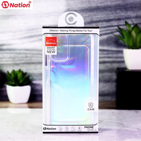 Xiaomi Redmi Note 10 4G Cover - ONation Essential Series - Premium Quality No Yellowing Drop Tested Tpu+Pc Clear Soft Edges