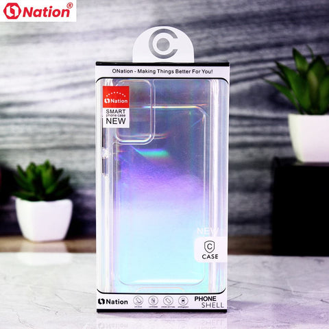 Samsung Galaxy Note 20 Cover - ONation Essential Series - Premium Quality No Yellowing Drop Tested Tpu+Pc Clear Soft Edges