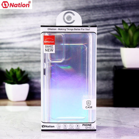 Samsung Galaxy S20 FE Cover - ONation Essential Series - Premium Quality No Yellowing Drop Tested Tpu+Pc Clear Soft Edges