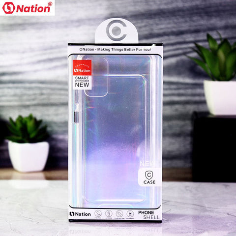 Samsung Galaxy S20 Cover - ONation Essential Series - Premium Quality No Yellowing Drop Tested Tpu+Pc Clear Soft Edges